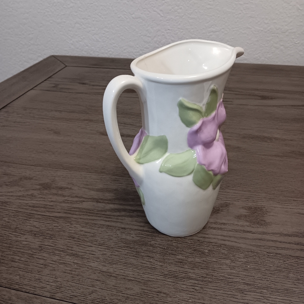 A Sweet Flowered Pitcher - Picture 3 of 3